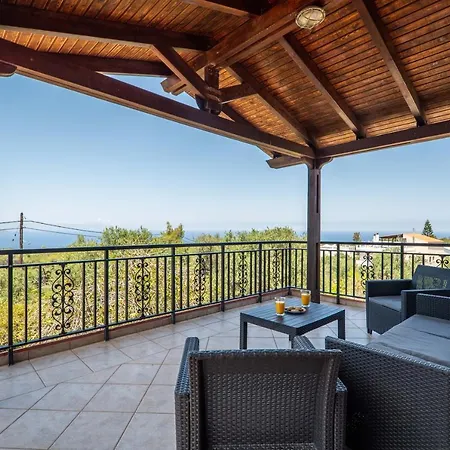 Silva, Garden & Sea View, 3 Bedroom -10 Min Drive From Center Villa Hriszí Aktí Haniá