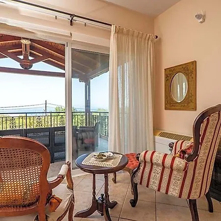 Vila Silva, Garden & Sea View, 3 Bedroom -10 Min Drive From Center Chania (Crete)
